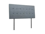 Freddy Linen Headboard Bluish Grey - Super King