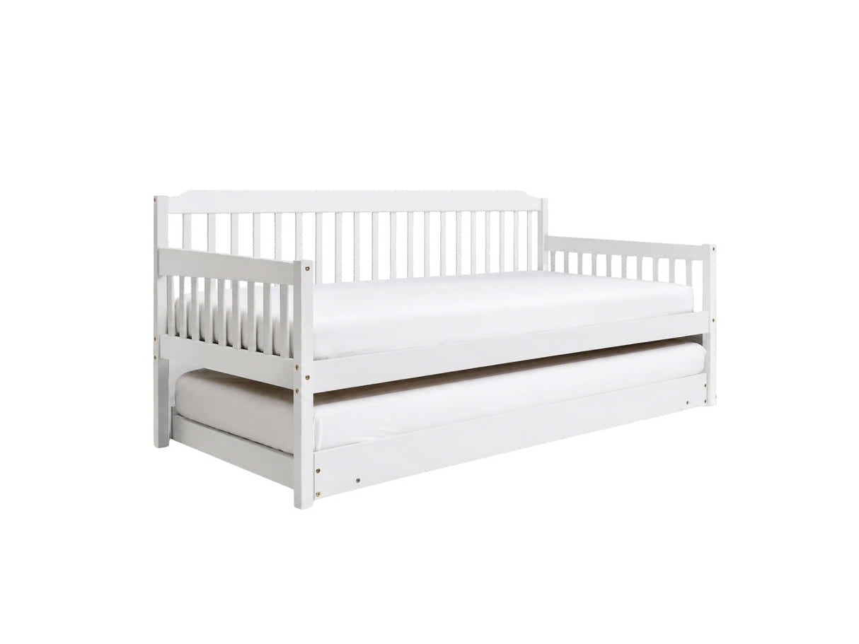 Karlan Daybed with Trundle - White