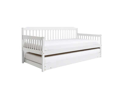 Karlan Daybed with Trundle - White