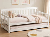 Karlan Daybed with Trundle - White
