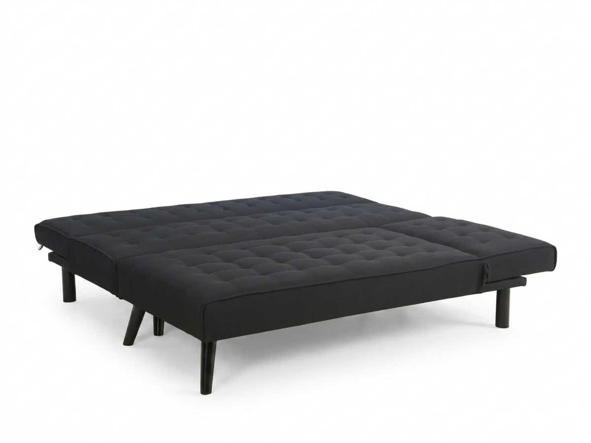 Boston Sofa Bed Chaise - Black
