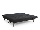 Boston Sofa Bed Chaise - Black