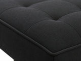 Boston Sofa Bed Chaise - Black
