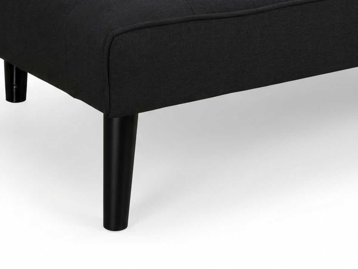 Boston Sofa Bed Chaise - Black