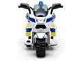 Kids Ride On Police Motorbike - White