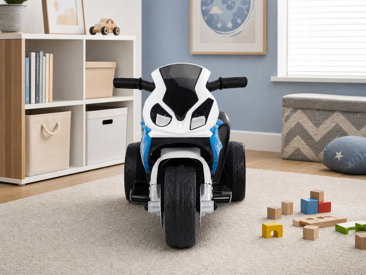 Kids Ride On Motorbike Licensed BMW - Blue