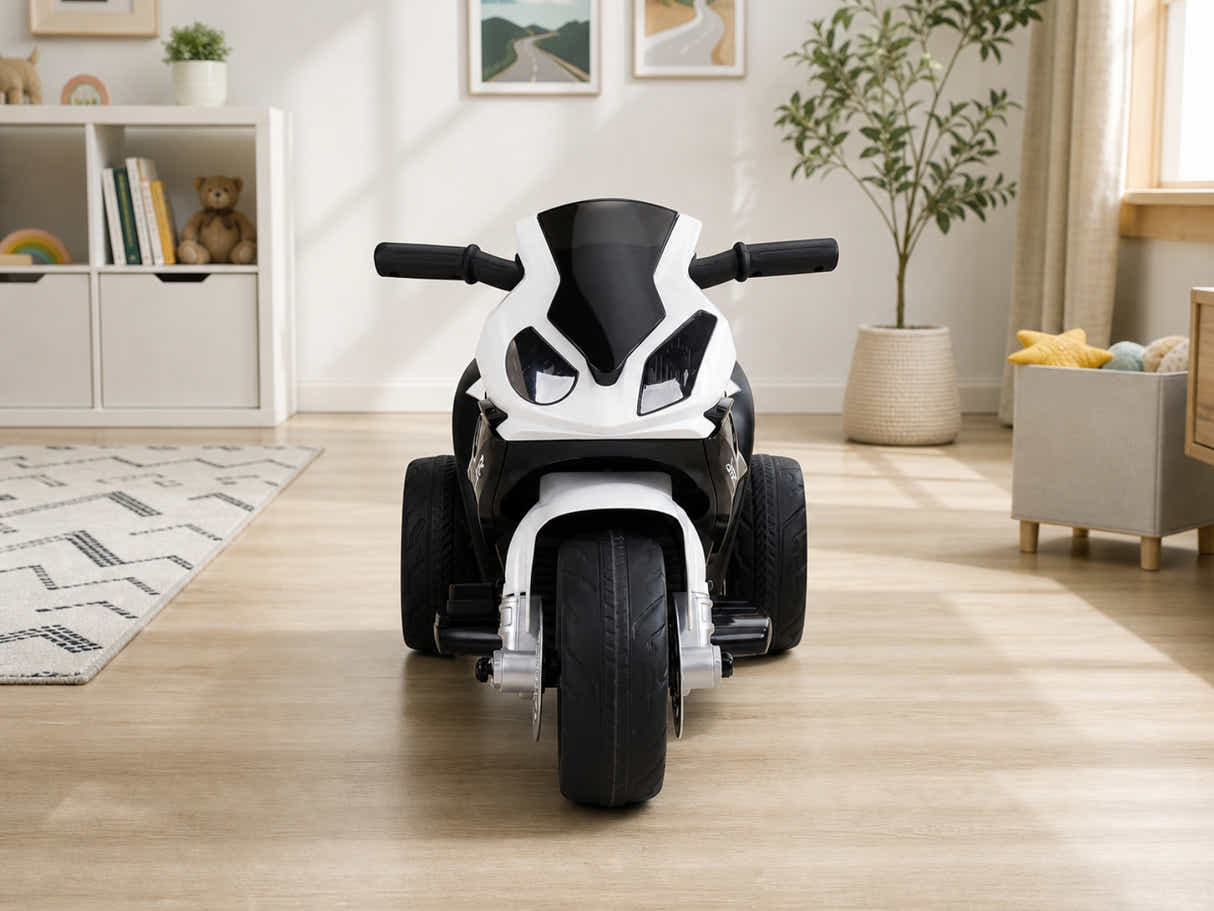 Kids Ride On Motorbike Licensed BMW - Black