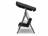 Swing Chair with Canopy - Black