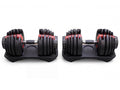 Adjustable Dumbbell Set Black & Red- 24 kg (Set of 2)