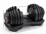 Adjustable Dumbbell Set Black - 40 kg (Set of 2)
