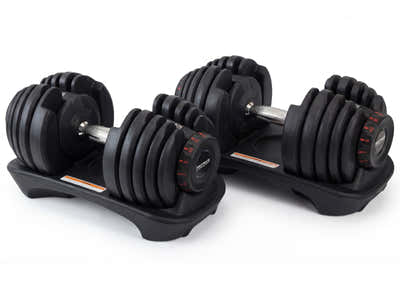 Adjustable Dumbbell Set Black - 40 kg (Set of 2)