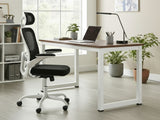 Etan Computer Desk 160 & Molina Mesh Task Chair White+Black