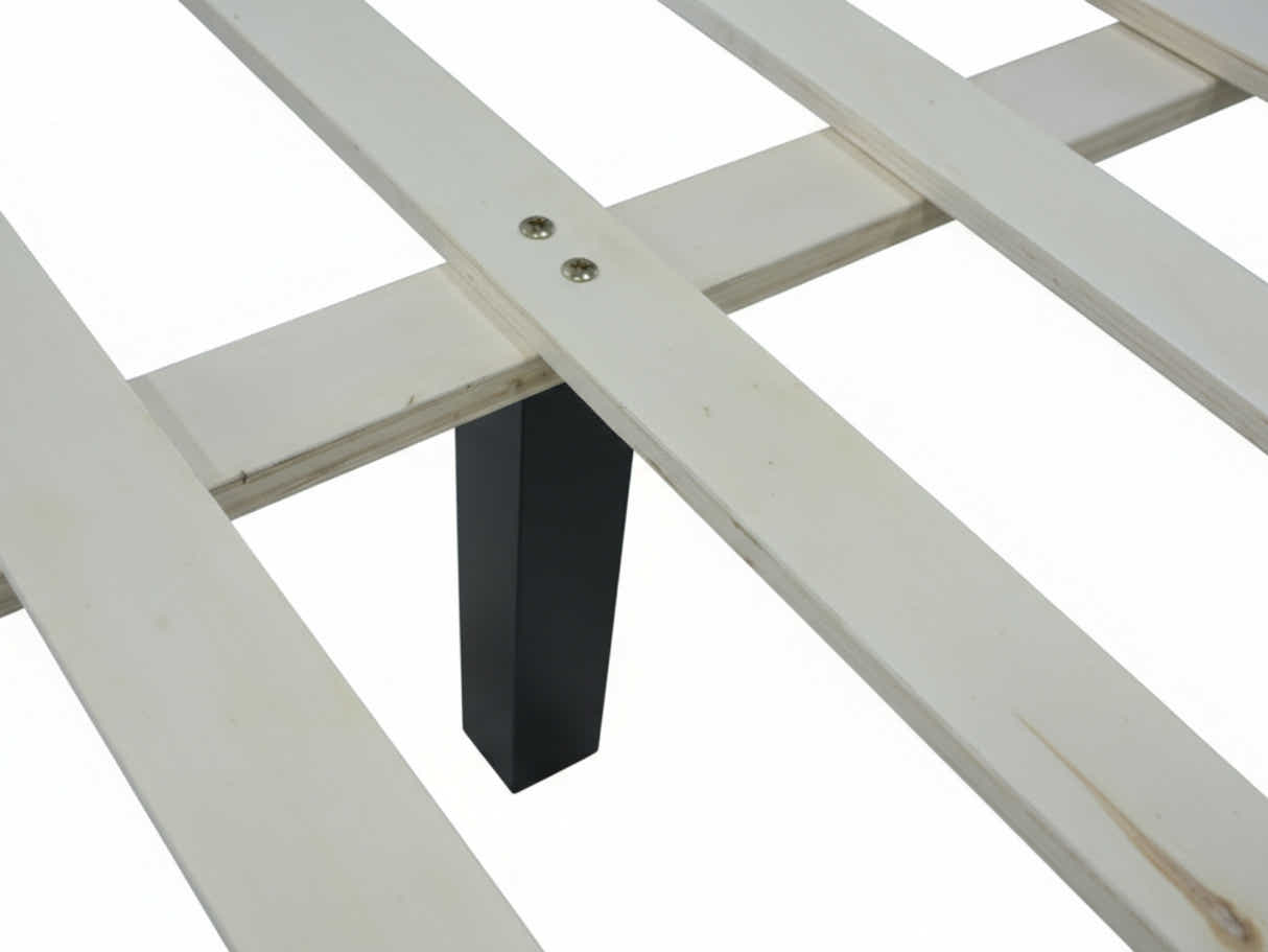Lizina Bed Frame Light Grey - Double
