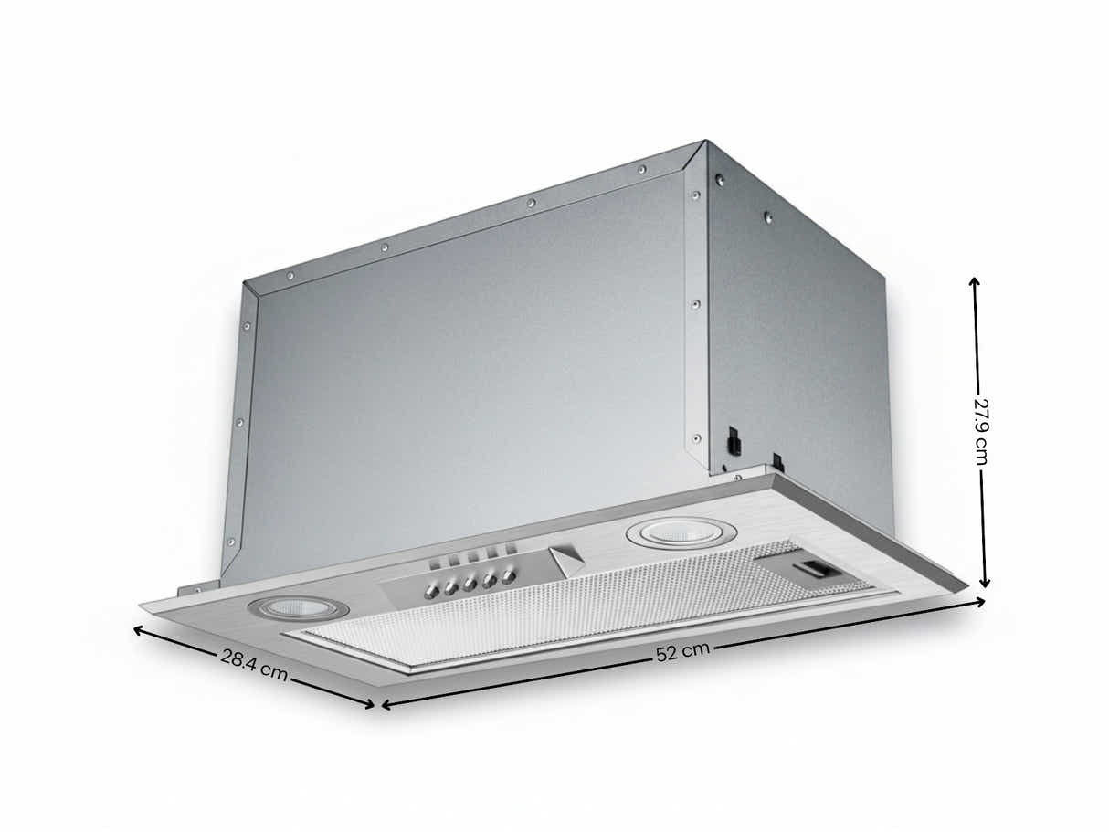 Midea 52 cm Rangehood - Integrated Powerpack