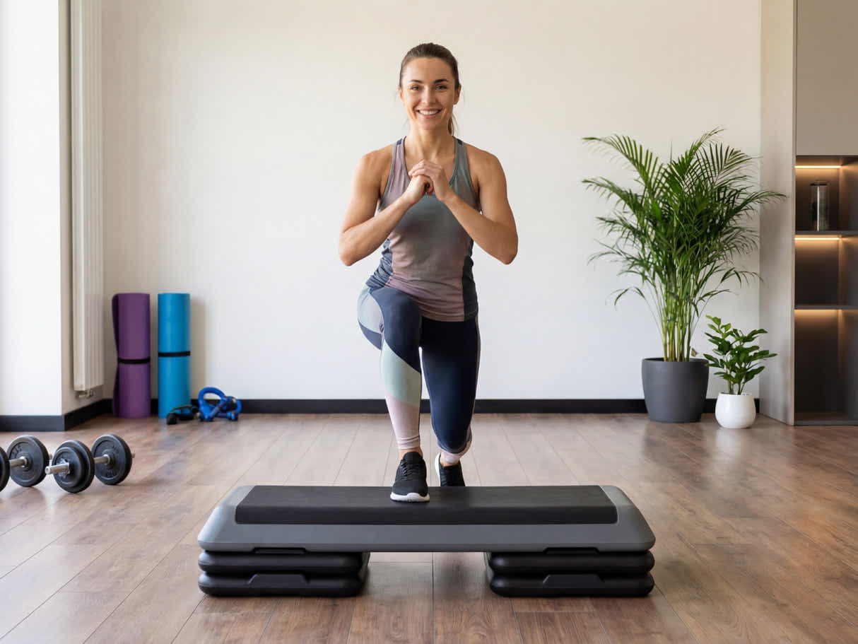 3-Level PE Aerobic Step - 10 cm / 15 cm / 20 cm