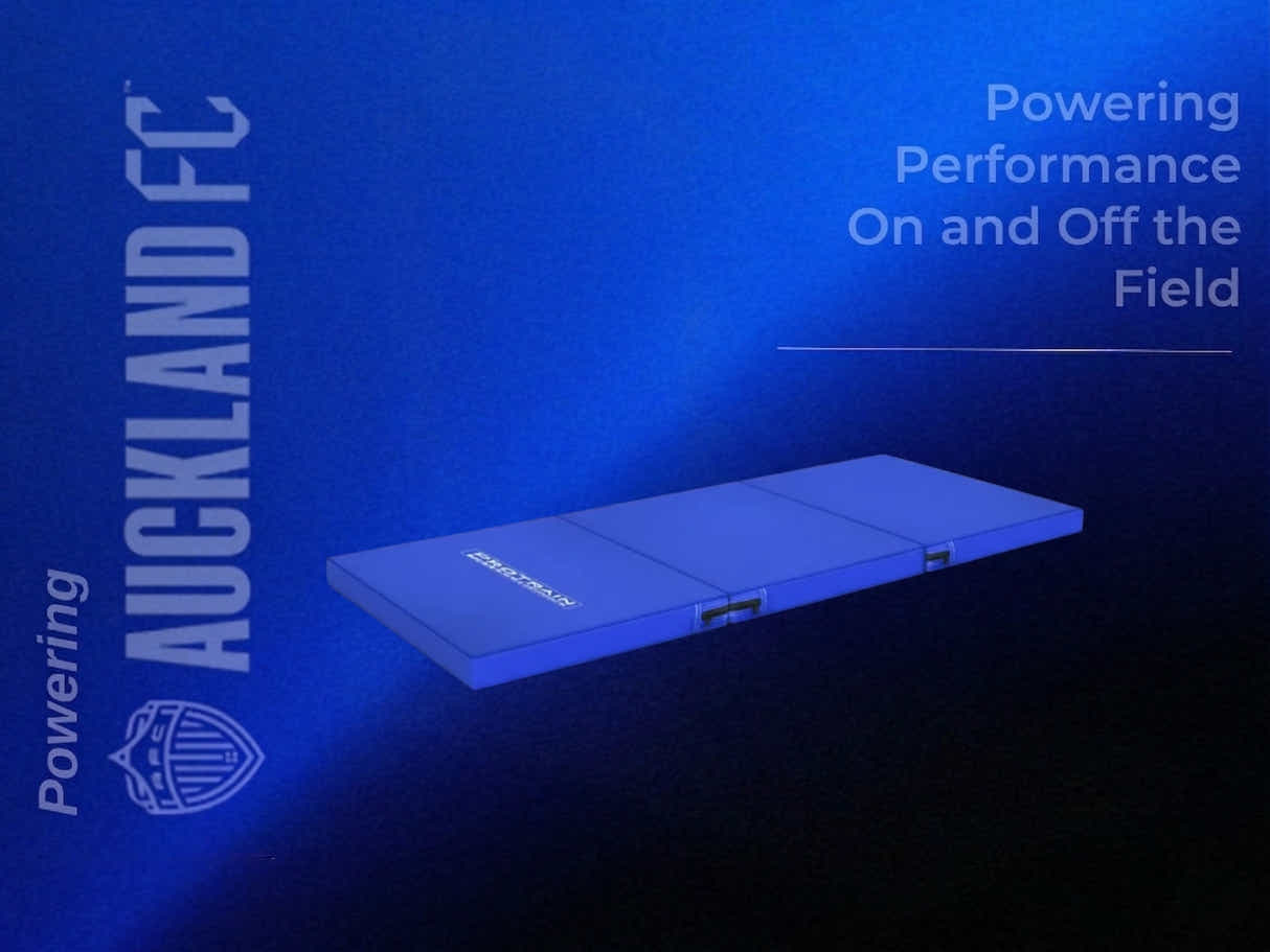 Folding Exercise Mat - Blue