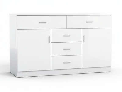 Glansig White Buffet Table - 150 cm