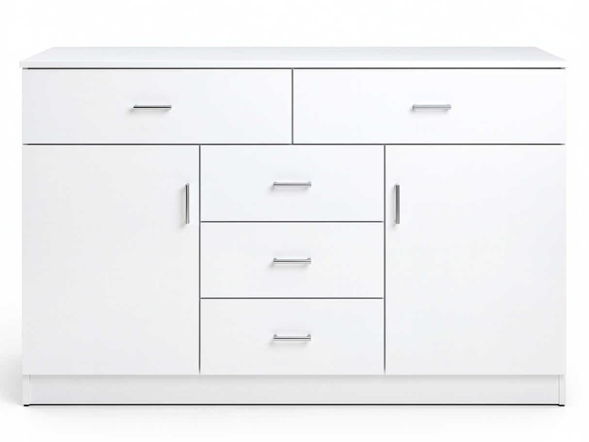Glansig White Buffet Table - 150 cm