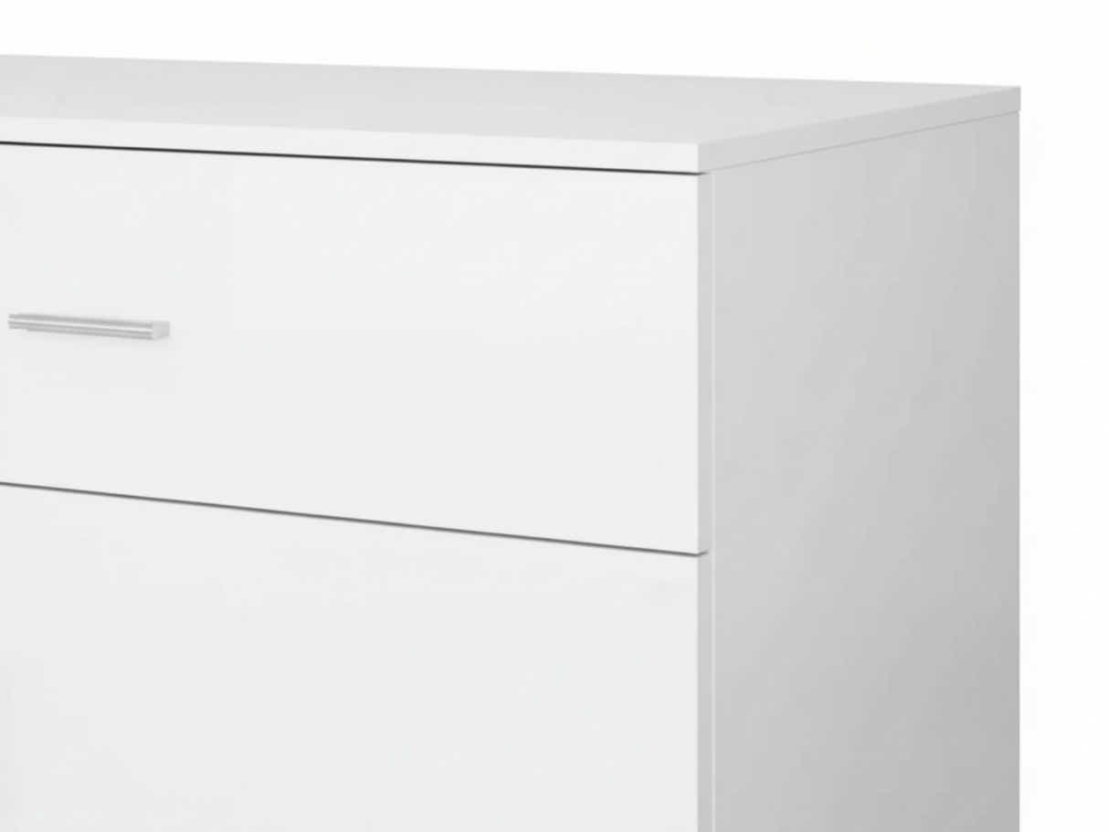 Glansig White Buffet Table - 150 cm