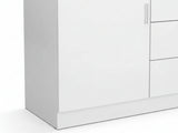 Glansig White Buffet Table - 150 cm
