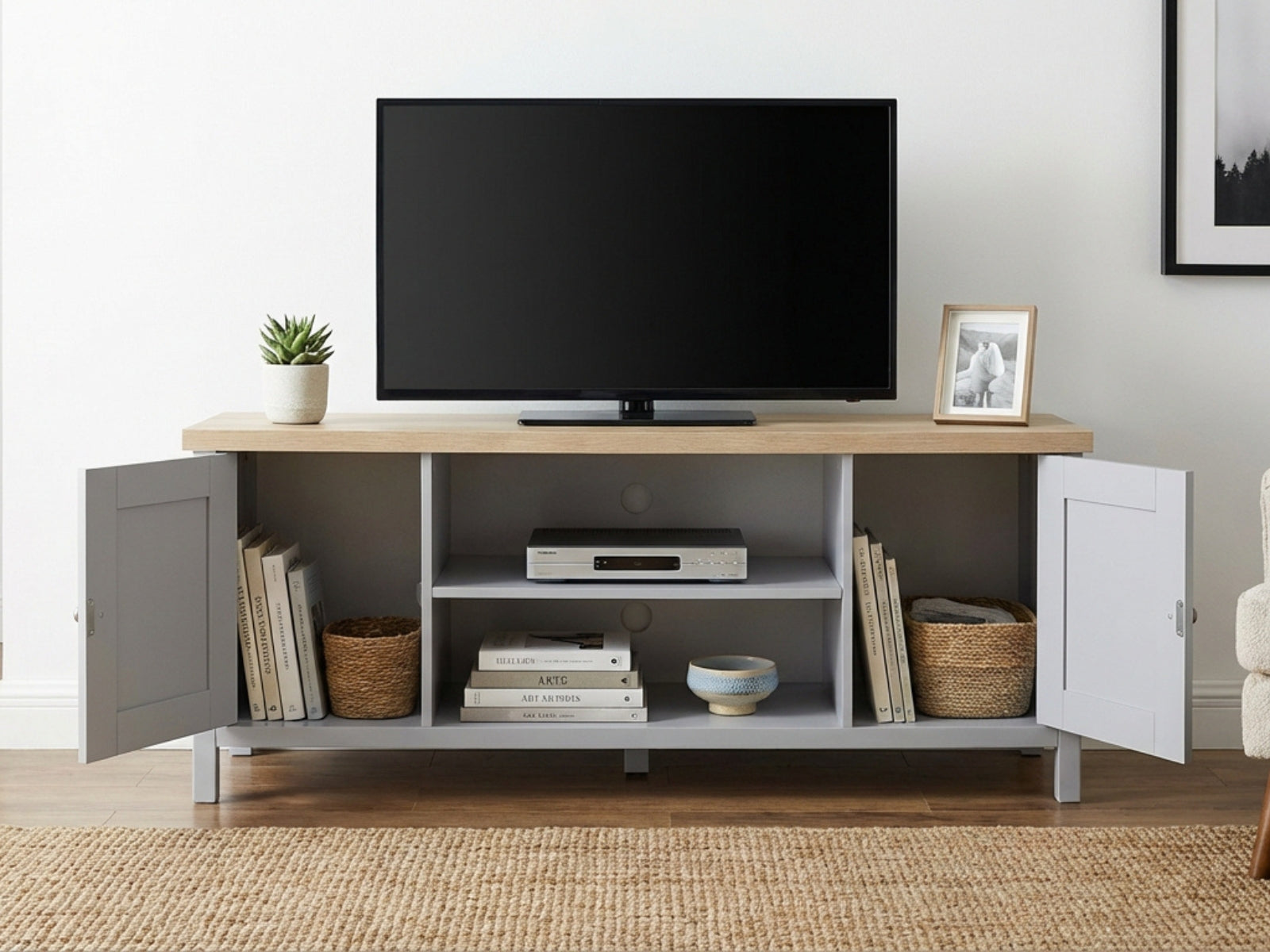 Ariz TV Stand - 130 cm | Classic Entertainment Unit | TSB Living NZ