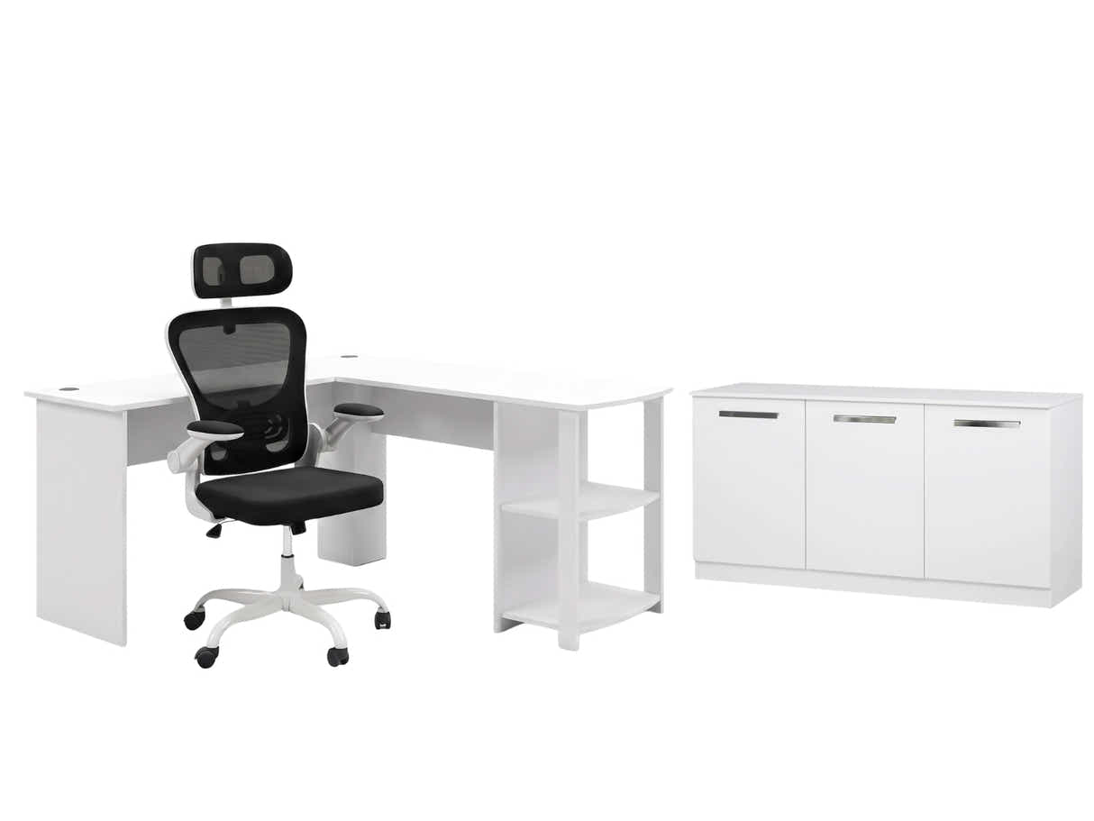 Minimalist Study Room Combo - 3 Piece
