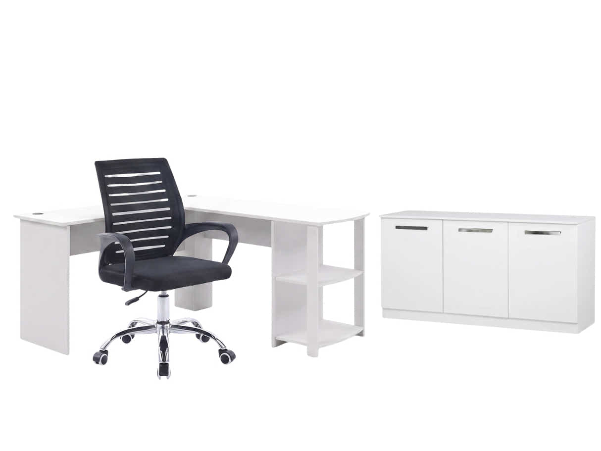 Minimalist Study Room Combo - 3 Piece