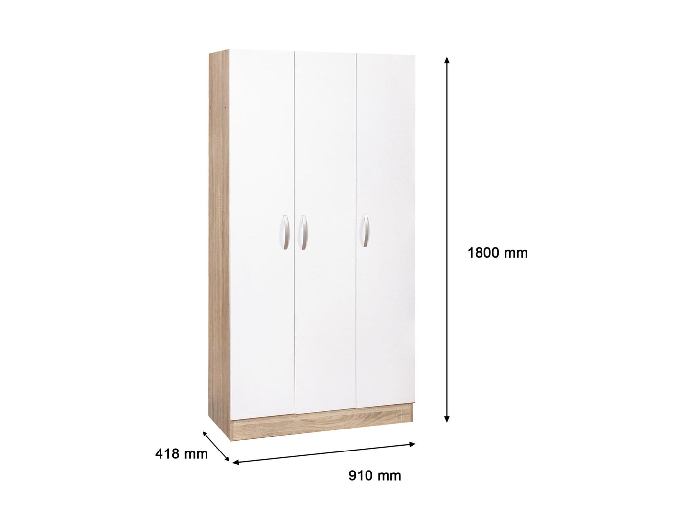 DS Escot 3 Doors Wardrobe
