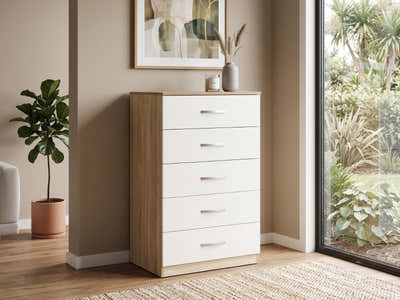 Escot 5-Drawer Tallboy