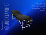 3-Fold Portable Aluminum Massage Table - Black