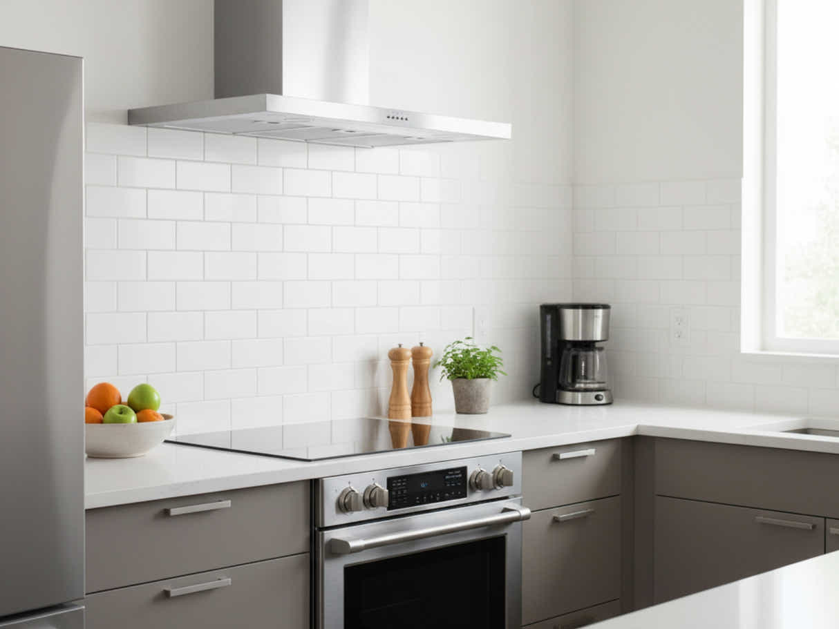 Midea 90 cm T-Shape Rangehood Silver