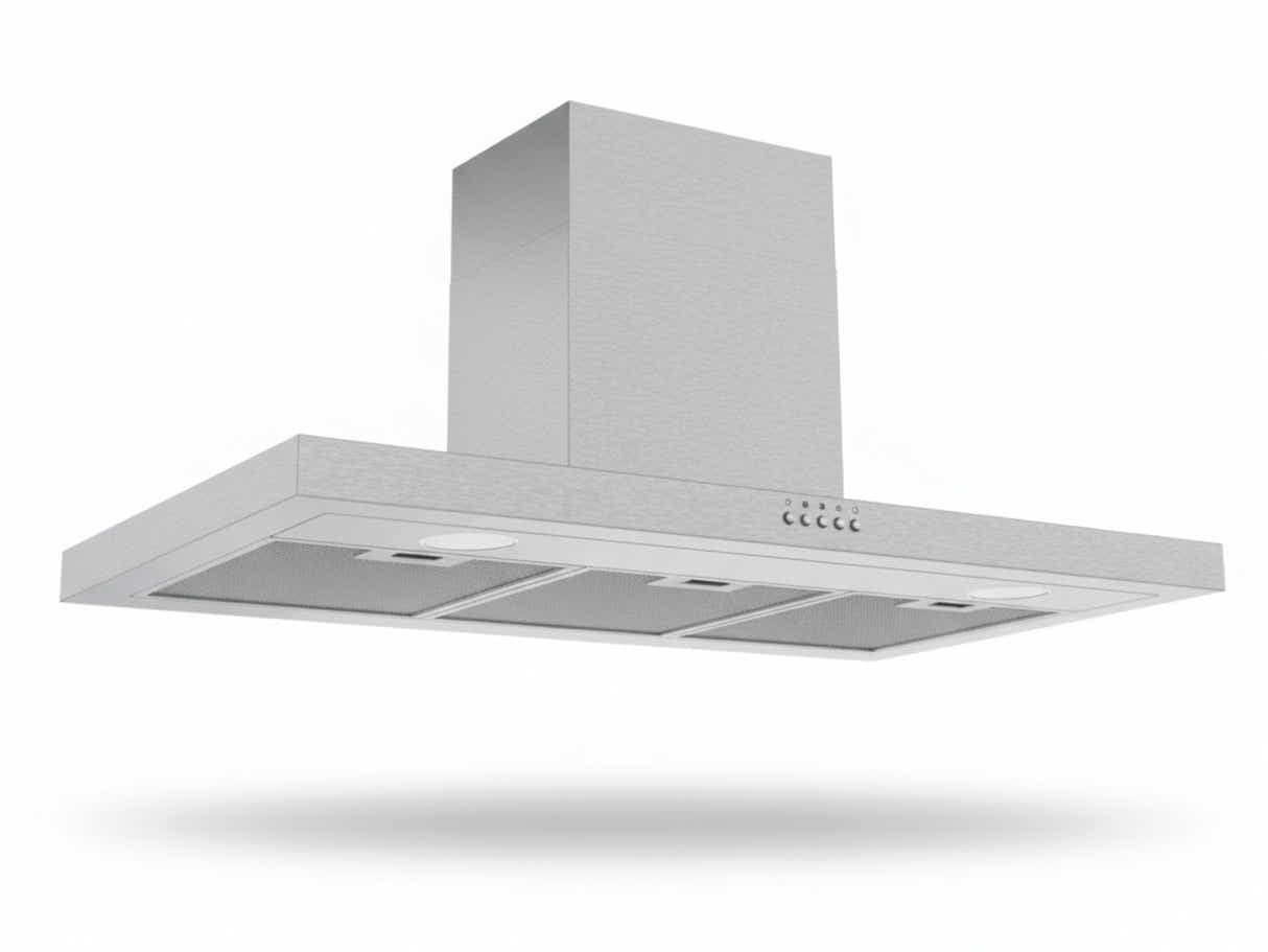 Midea 90 cm T-Shape Rangehood Silver