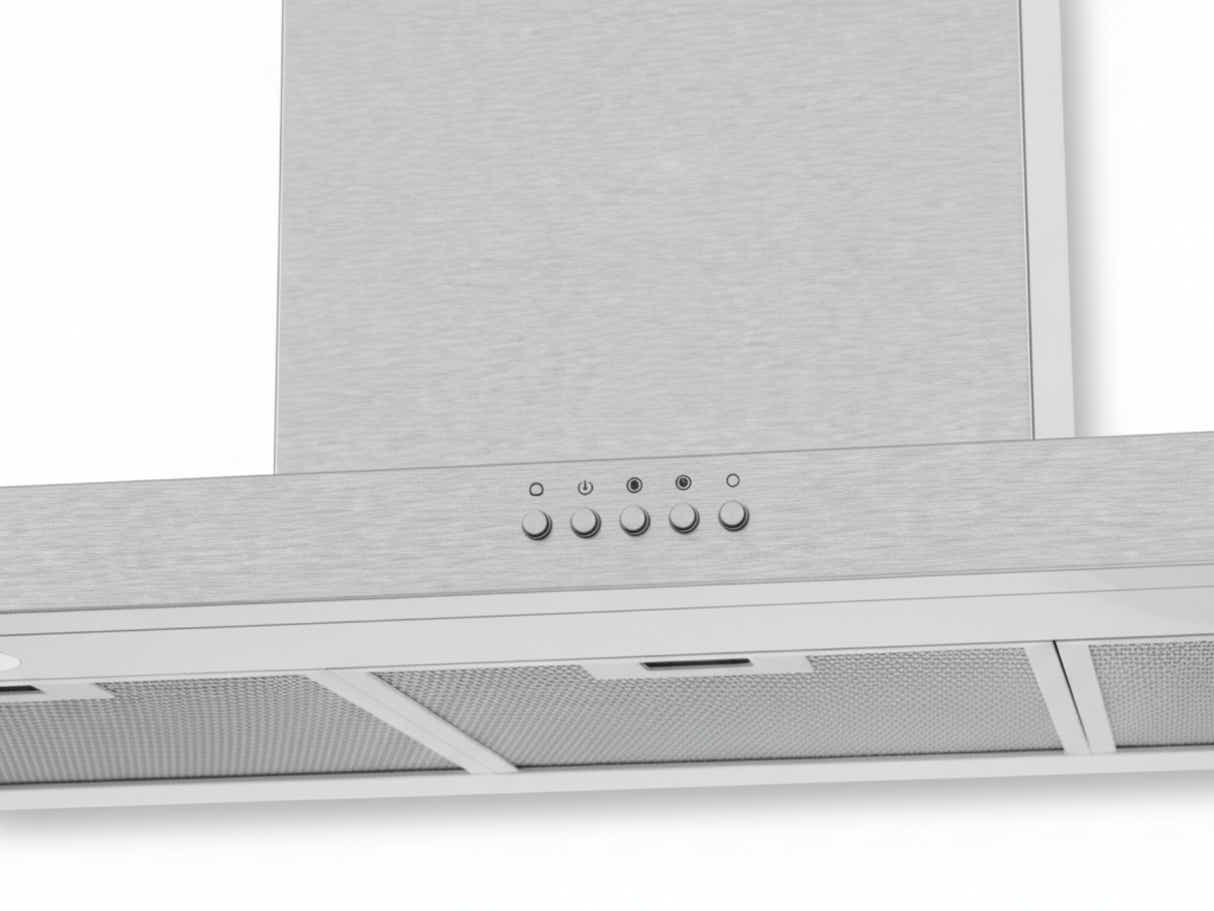 Midea 90 cm T-Shape Rangehood Silver