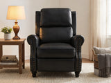 Nilsson PU Leather Recliner Chair - Black