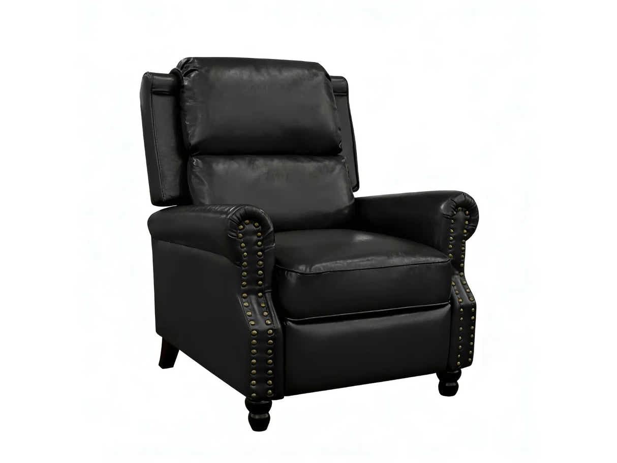 Nilsson PU Leather Recliner Chair - Black