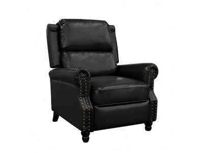 Nilsson PU Leather Recliner Chair - Black