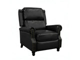 Nilsson PU Leather Recliner Chair - Black