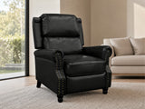 Nilsson PU Leather Recliner Chair - Black
