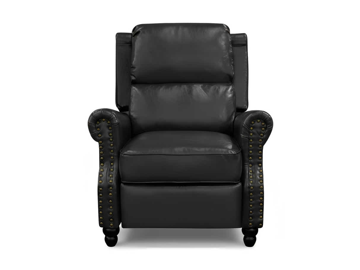 Nilsson PU Leather Recliner Chair - Black