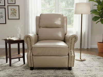 Nilsson PU Leather Recliner Chair - Khaki