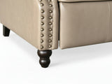 Nilsson PU Leather Recliner Chair - Khaki