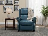 Nilsson PU Leather Recliner Chair - Blue
