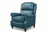 Nilsson PU Leather Recliner Chair - Blue