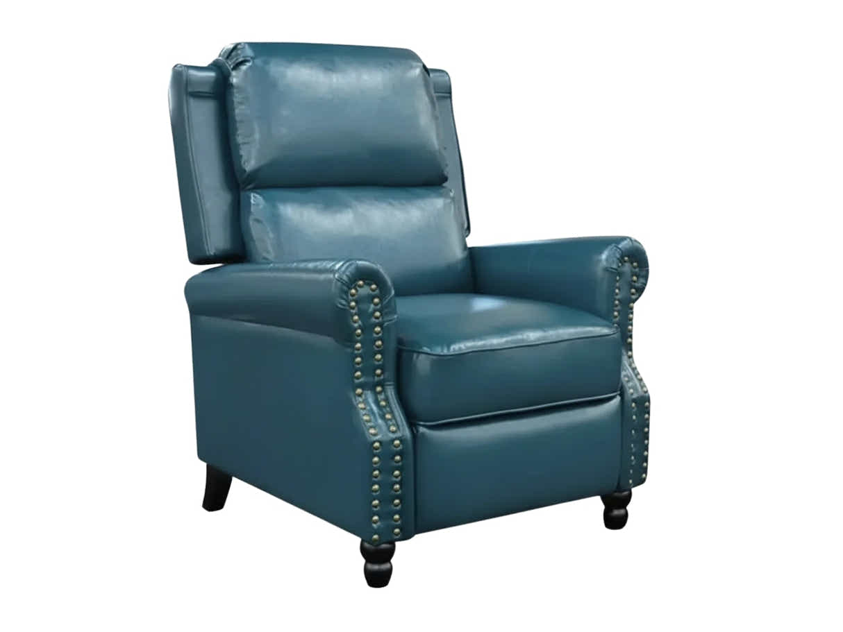 Nilsson PU Leather Recliner Chair - Blue