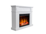 Mantel Electric Fireplace Suite - White