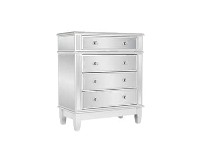 Mirrored 4-Drawer Chest