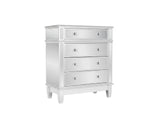 Mirrored 4-Drawer Chest