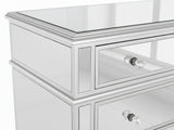 Mirrored 4-Drawer Chest