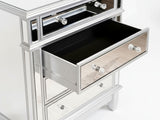 Mirrored 4-Drawer Chest