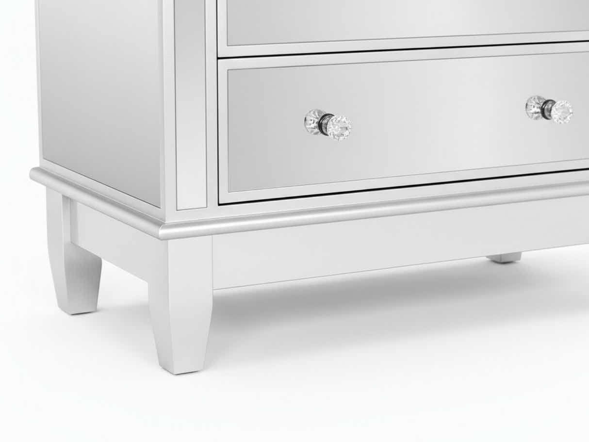 Mirrored 4-Drawer Chest
